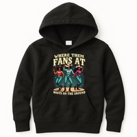 boots on the ground where them fans at Kids Hoodie