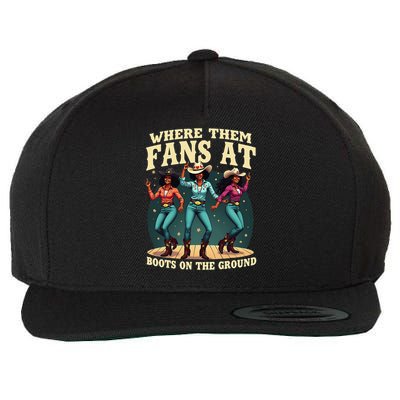 boots on the ground where them fans at Wool Snapback Cap