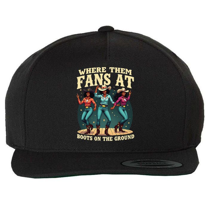 boots on the ground where them fans at Wool Snapback Cap