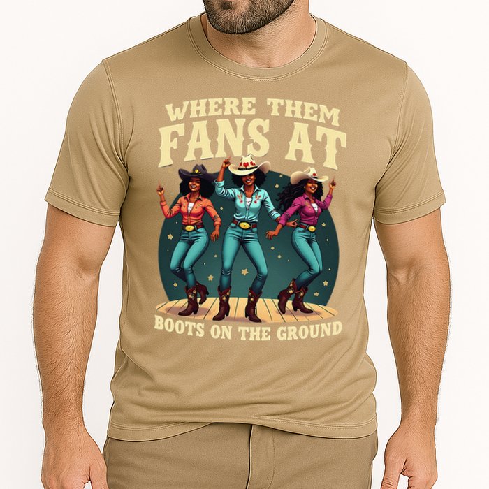 boots on the ground where them fans at Performance Shirt