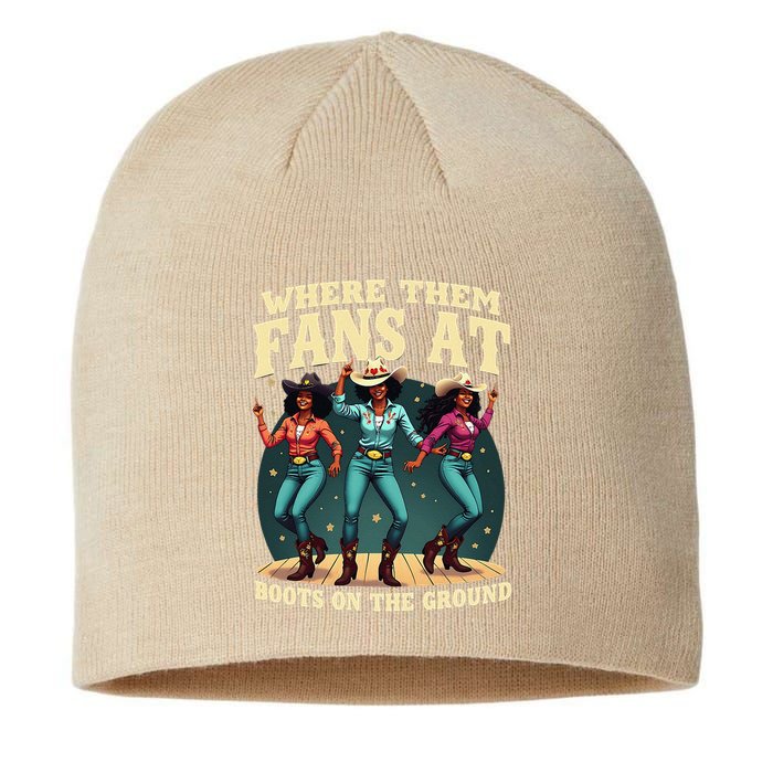 boots on the ground where them fans at Sustainable Beanie