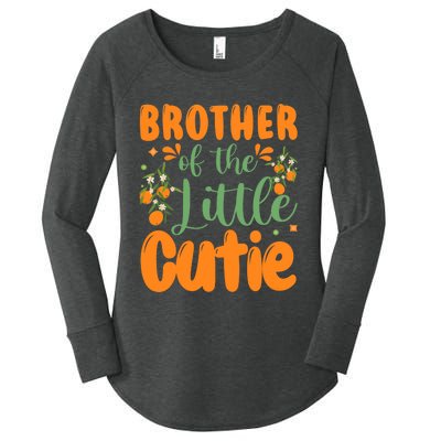 Brother Of The Little Cutie 1st Birthday Family Matching Women's Perfect Tri Tunic Long Sleeve Shirt