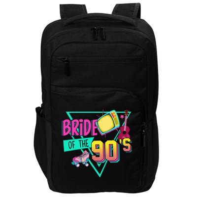 Bride Of The 90s Retro 90s Bride Bachelorette Impact Tech Backpack