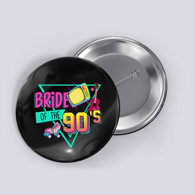 Bride Of The 90s Retro 90s Bride Bachelorette Button