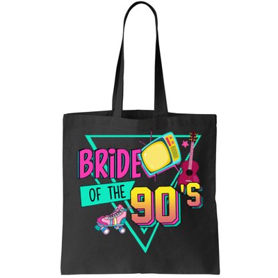 Bride Of The 90s Retro 90s Bride Bachelorette Tote Bag