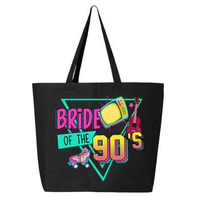 Bride Of The 90s Retro 90s Bride Bachelorette 25L Jumbo Tote