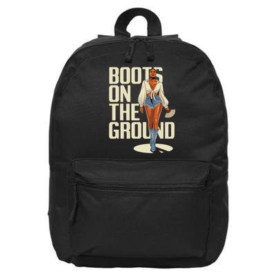 Boots On The Ground Bold Empowering Style 16 in Basic Backpack