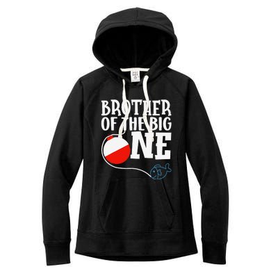 Brother Of The Big One Fishing Boy First Birthday Ofishally Women's Fleece Hoodie