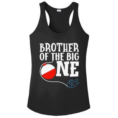 Brother Of The Big One Fishing Boy First Birthday Ofishally Ladies PosiCharge Competitor Racerback Tank