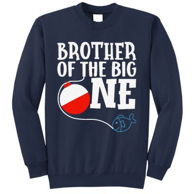 Brother Of The Big One Fishing Boy First Birthday Ofishally Sweatshirt