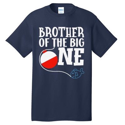 Brother Of The Big One Fishing Boy First Birthday Ofishally Tall T-Shirt