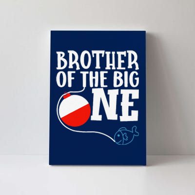 Brother Of The Big One Fishing Boy First Birthday Ofishally Canvas