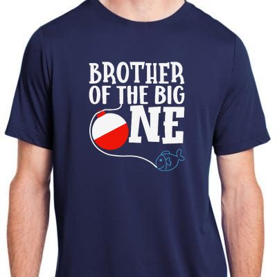 Brother Of The Big One Fishing Boy First Birthday Ofishally Adult ChromaSoft Performance T-Shirt