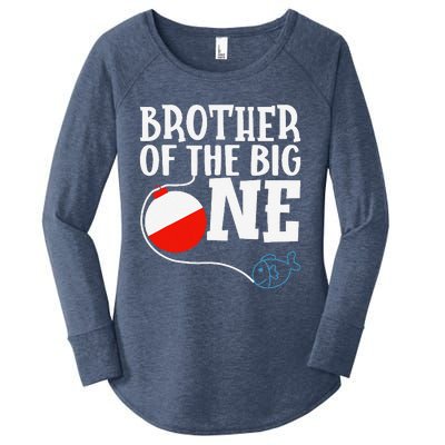 Brother Of The Big One Fishing Boy First Birthday Ofishally Women's Perfect Tri Tunic Long Sleeve Shirt