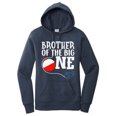 Brother Of The Big One Fishing Boy First Birthday Ofishally Women's Pullover Hoodie