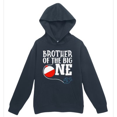 Brother Of The Big One Fishing Boy First Birthday Ofishally Urban Pullover Hoodie