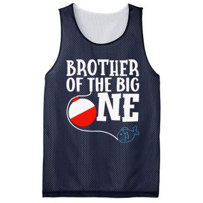 Brother Of The Big One Fishing Boy First Birthday Ofishally Mesh Reversible Basketball Jersey Tank