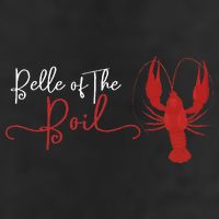 Belle Of The Boil Seafood Boil Party Crawfish Lobster 7 Panel Mesh Trucker Snapback Hat