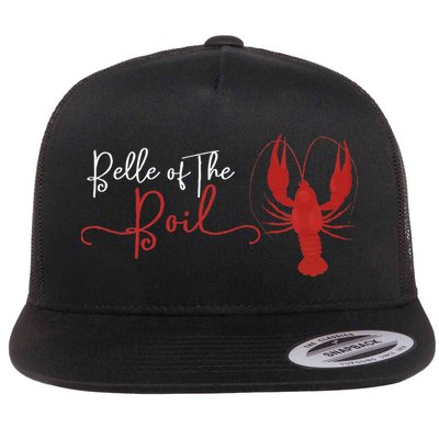 Belle Of The Boil Seafood Boil Party Crawfish Lobster Flatbill Hat