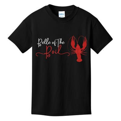 Belle Of The Boil Seafood Boil Party Crawfish Lobster Kids T-Shirt