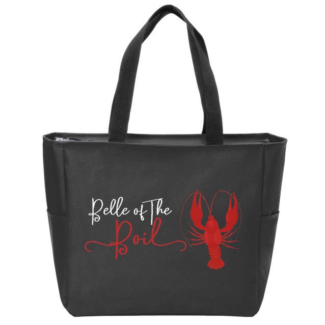 Belle Of The Boil Seafood Boil Party Crawfish Lobster Zip Tote Bag