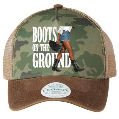 Boots On The Ground  Cowgirl Melanin  Legacy Tie Dye Trucker Hat