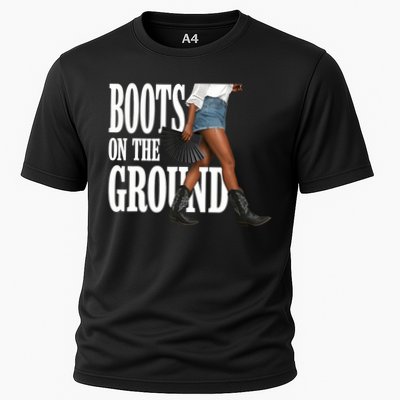 Boots On The Ground  Cowgirl Melanin  Performance Shirt