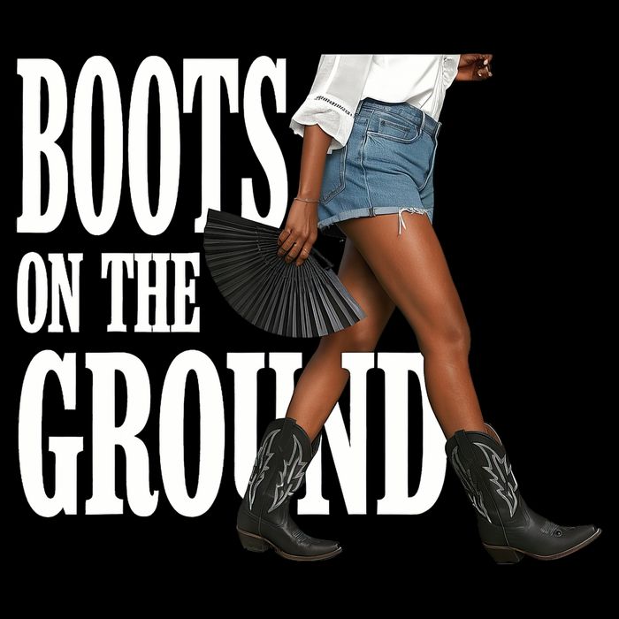 Boots On The Ground  Cowgirl Melanin  Cooling Performance Crew T-Shirt