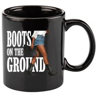 Boots On The Ground  Cowgirl Melanin  11oz C Handle Ceramic Mug
