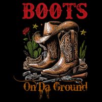 Boots On The Ground Cowgirl Linedance Boot Cowboy Western Cooling Performance Crew T-Shirt