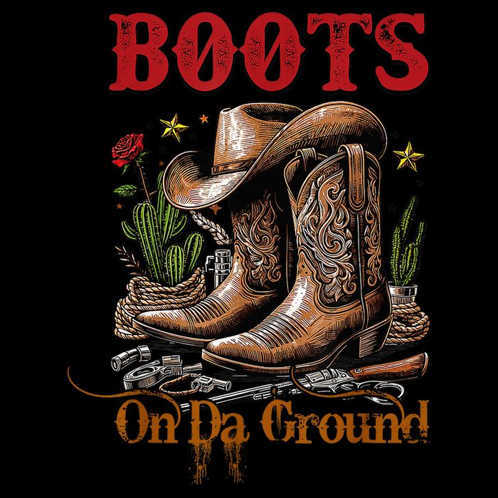 Boots On The Ground Cowgirl Linedance Boot Cowboy Western Drawstring Bag