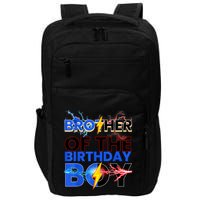 Brother Of The Birthday Boy Hedgehog Family Party Impact Tech Backpack
