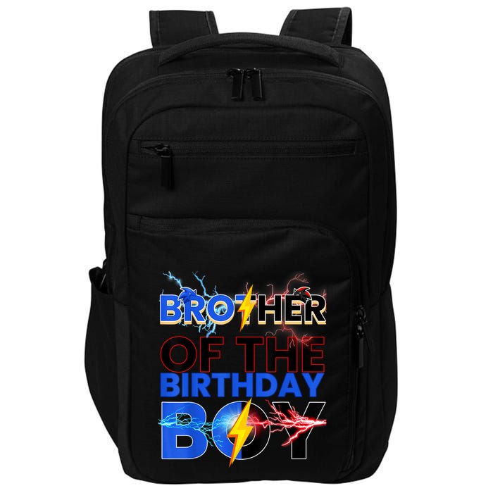 Brother Of The Birthday Boy Hedgehog Family Party Impact Tech Backpack