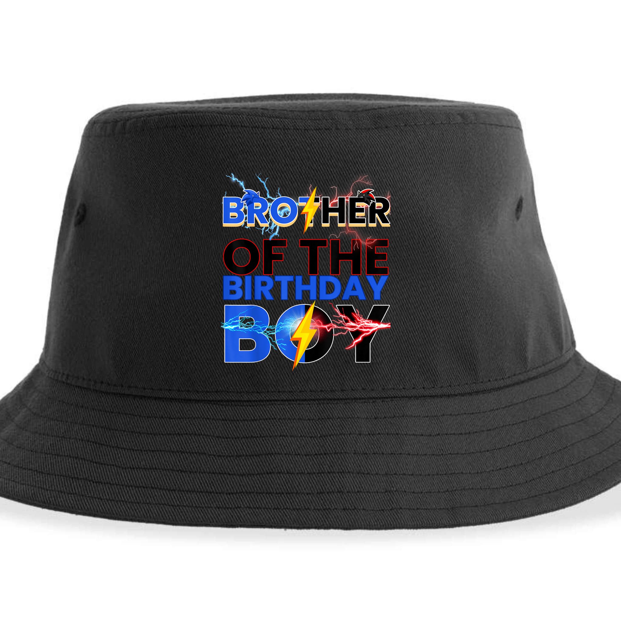 Brother Of The Birthday Boy Hedgehog Family Party Sustainable Bucket Hat