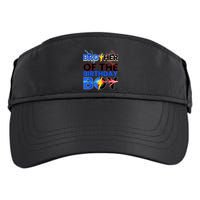Brother Of The Birthday Boy Hedgehog Family Party Adult Drive Performance Visor