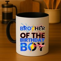 Brother Of The Birthday Boy Hedgehog Family Party Mug