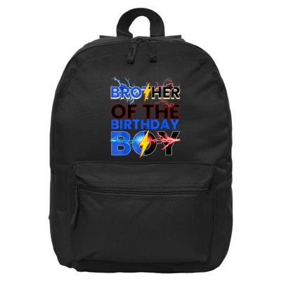Brother Of The Birthday Boy Hedgehog Family Party 16 in Basic Backpack