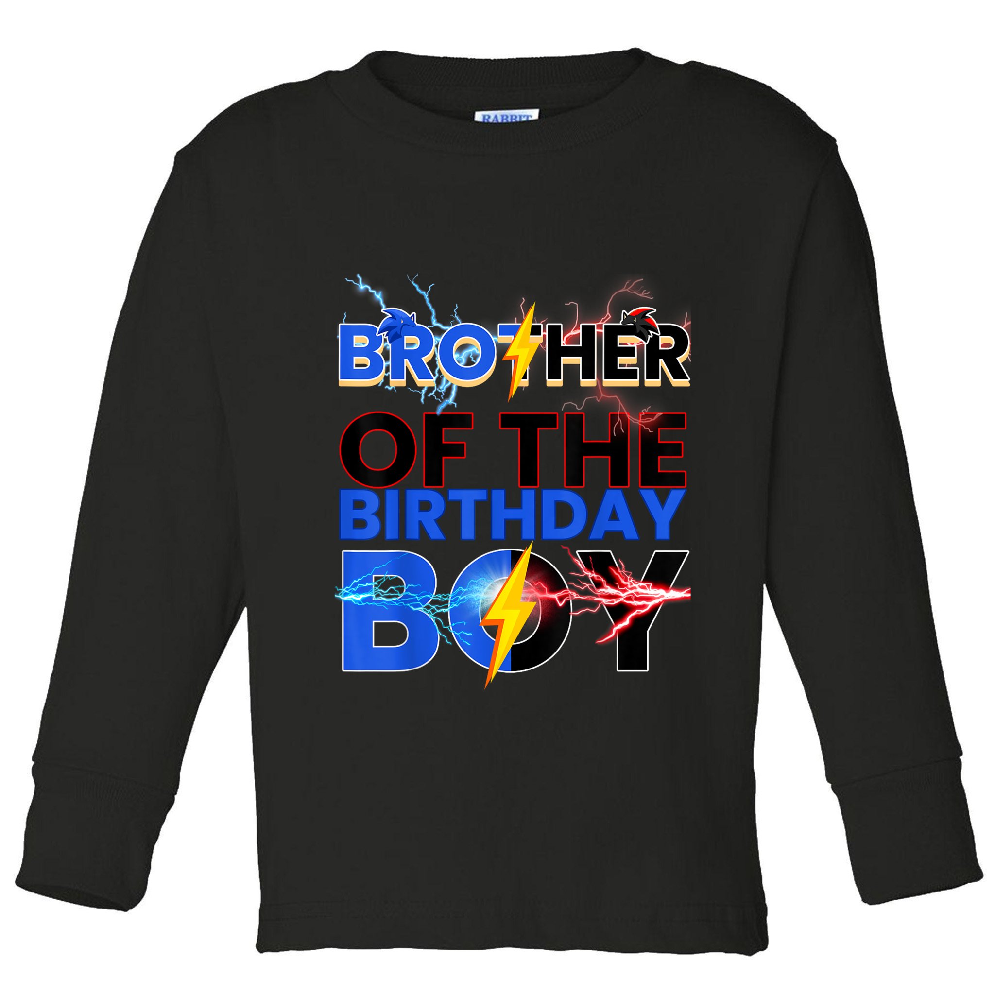 Brother Of The Birthday Boy Hedgehog Family Party Toddler Long Sleeve Shirt