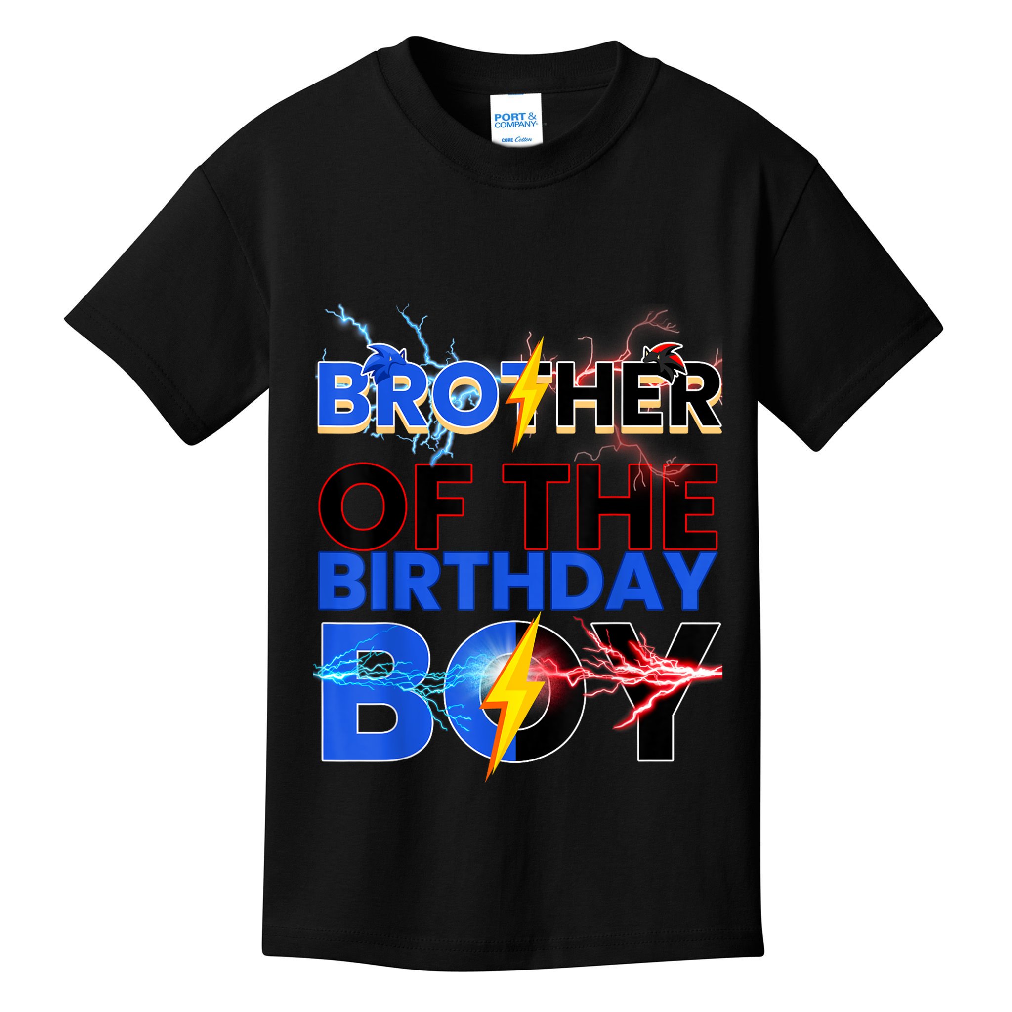 Brother Of The Birthday Boy Hedgehog Family Party Kids T-Shirt