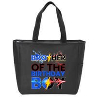 Brother Of The Birthday Boy Hedgehog Family Party Zip Tote Bag