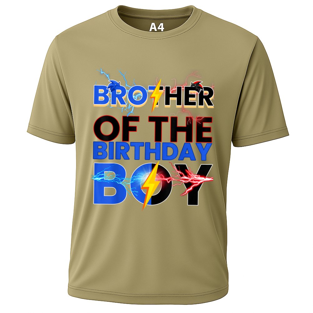 Brother Of The Birthday Boy Hedgehog Family Party Performance Shirt