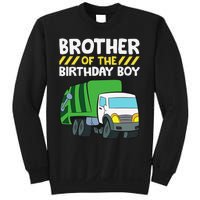 Brother Of The Birthday Garbage Truck Birthday Party Sweatshirt