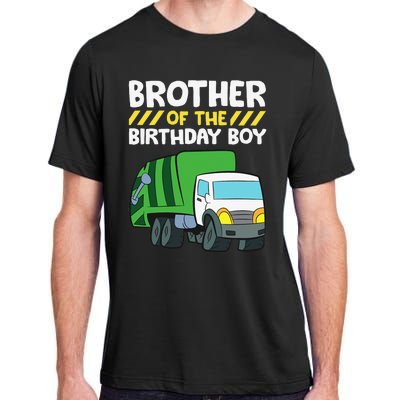 Brother Of The Birthday Garbage Truck Birthday Party Adult ChromaSoft Performance T-Shirt