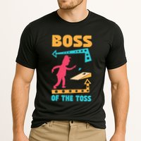Boss Of The Toss Dad Cornhole Game Bean Bag Toss Funny Performance Shirt