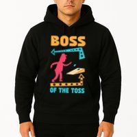 Boss Of The Toss Dad Cornhole Game Bean Bag Toss Funny Hoodie