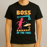Boss Of The Toss Dad Cornhole Game Bean Bag Toss Funny T-Shirt