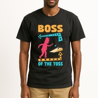 Boss Of The Toss Dad Cornhole Game Bean Bag Toss Funny Tall T-Shirt