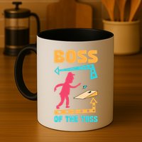 Boss Of The Toss Dad Cornhole Game Bean Bag Toss Funny Mug