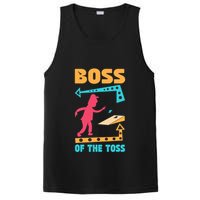 Boss Of The Toss Dad Cornhole Game Bean Bag Toss Funny PosiCharge Competitor Tank