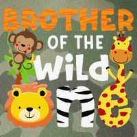 Brother of the Wild One Zoo Theme Bday Safari Jungle Animals Legacy Tie Dye Trucker Hat